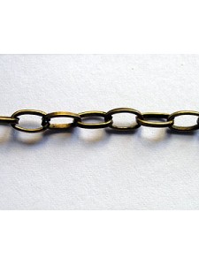 Chain 3.8x6.9mm 0.9mm thick Antiq Bronze
