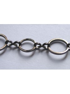 Chain 8-10mm links 1mm thick Black