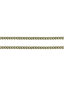 Curb Chain 3x2x0.6mm Anti Brass - M