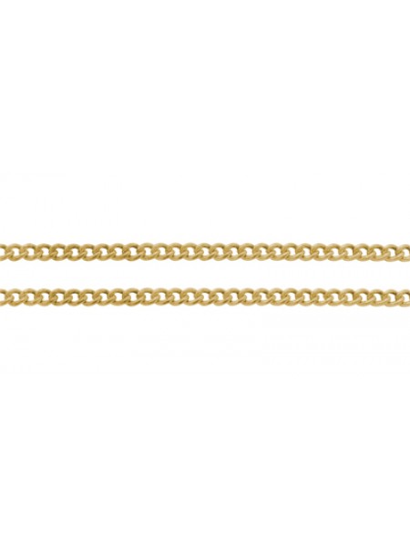 Chain Twisted Curb 3.7x2.7mm Gold - MTR