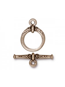 CLASP SET HEIRLOOM Rhodium B Antique