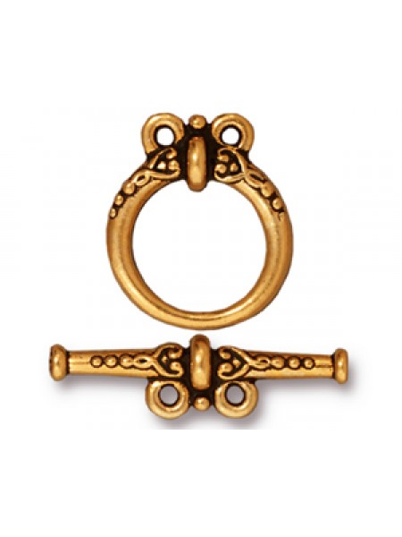 CLASP SET HEIRLOOM 2 LOOP Anti Gold