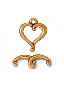CLASP SET JUBILEE Antique Gold Plated