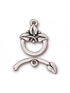 CLASP SET 3 LEAF Antique Silver
