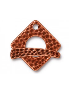 CLASP SET HAMMERED SQUARE CA