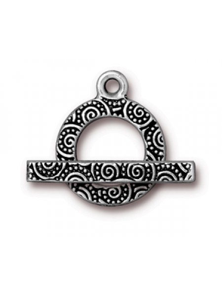 CLASP SET 5/8 SPIRAL BAR & RING S