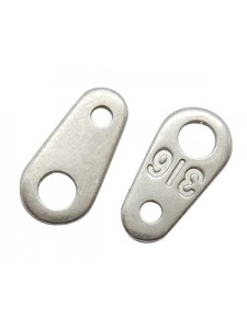 Chain Tabs 6mm Stainless Steel