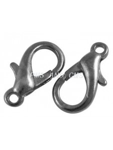 Parrot Clasp Black Nickel Free 21x12mm