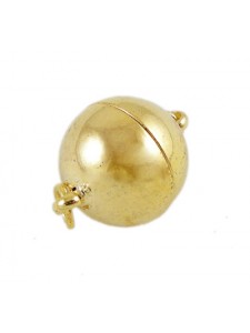 Magnetic Clasp 10mm Round Golden NF