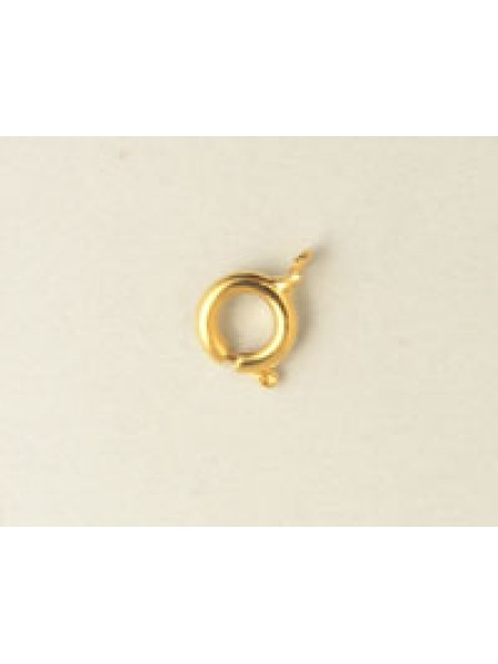 Bolt Ring 242/7mm Gold Plated