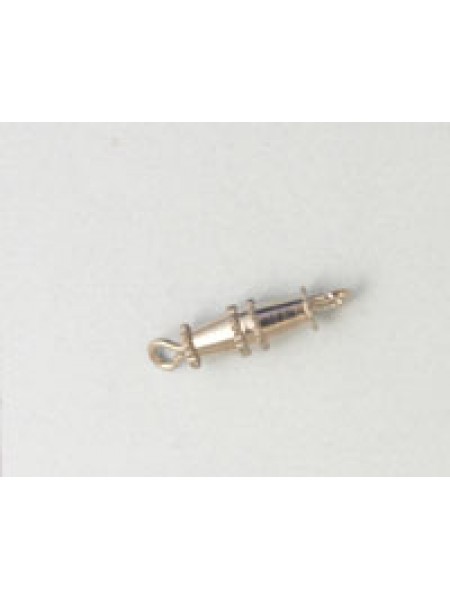 Barrel Clasp 4x6mm Nickel Plated