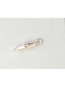 Barrel Clasp 4x6mm Silver Plated