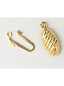 Clasp Wave Design Gold Plated