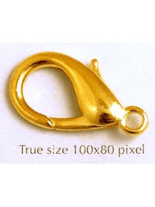 Parrot Clasp Alloy 30mm Gold Plated
