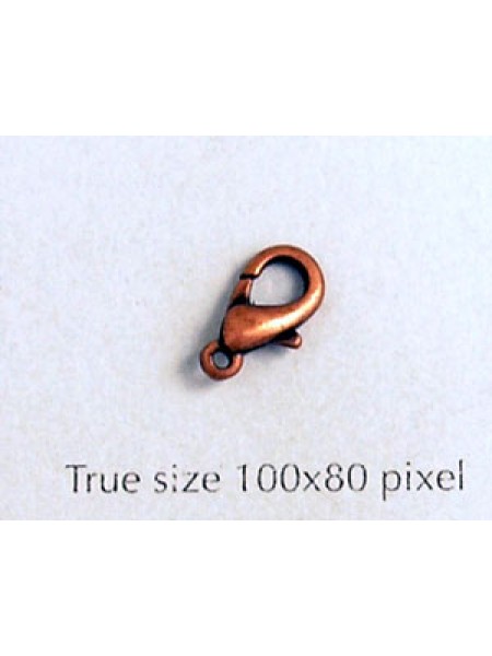 Parrot Clasp Alloy 10mm Antique Copper