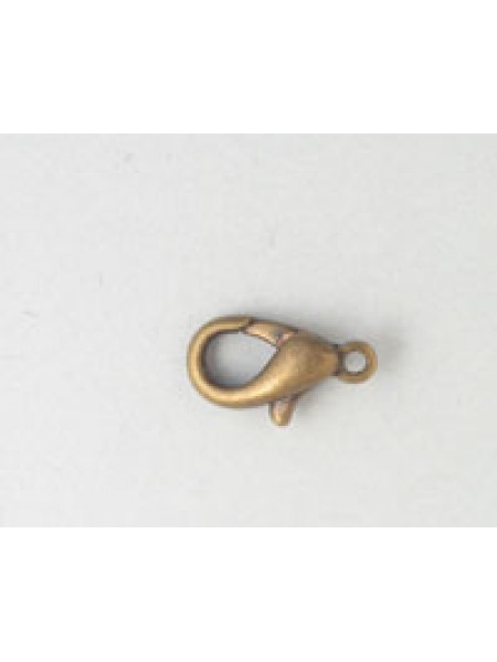 Parrot Clasp Alloy 13mm Antique Brass