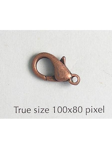 Parrot Clasp 15mm Antique Copper