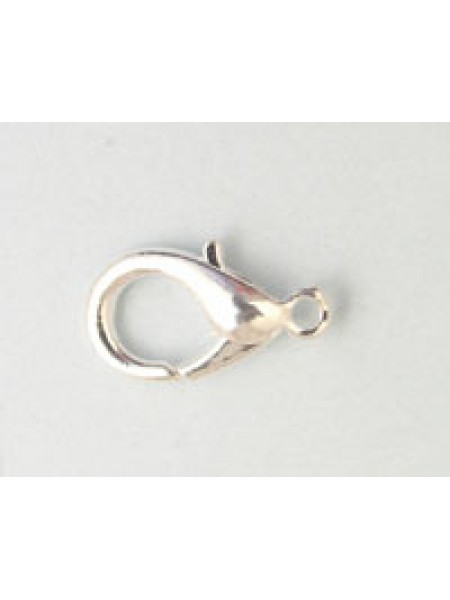 Parrot Clasp 18mm Silver plated
