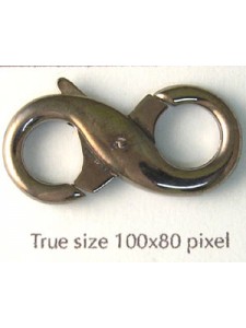 Clasp Figure 8 Gunmetal NF