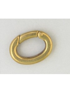 Clasp Oval Large Raw Brass
