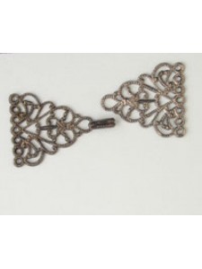 Clasp (2 parts) 7 Strand Black - N/Free