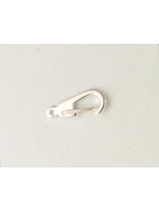 Clasp Flat Brass Silver plated