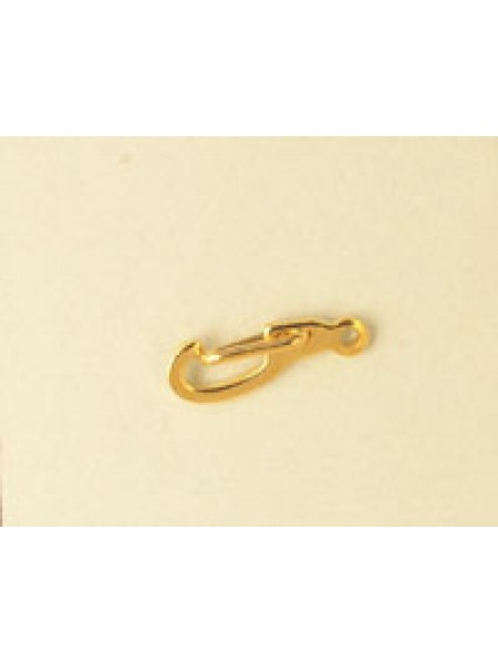 Clasp Flat Brass Gold Plated