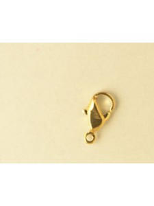 Parrot Clasp 10mm Brass Gold Plated