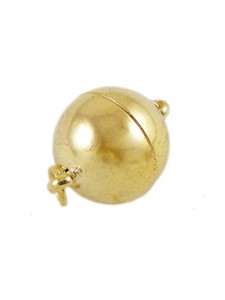 Magnetic Round Clasp 12mm Golden NF