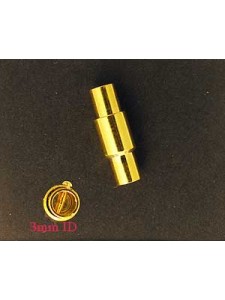 Magnetic Clasp 4x15mm (H 3mm) Gold Plate