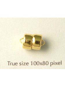 Magnetic Clasp 7.5x12.5mm Gold Plated