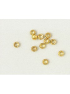 Crimp Medium Pattern 3mm Gold Plated