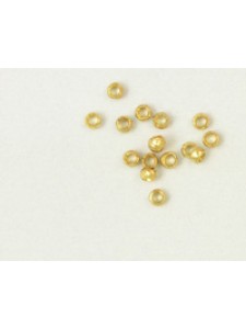 Crimp Medium Pattern Gold Plated - each