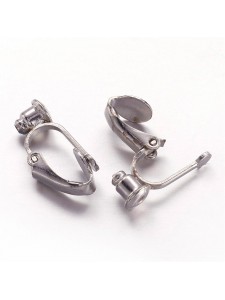 Earing converter clip-on Nickel Pl -Pair