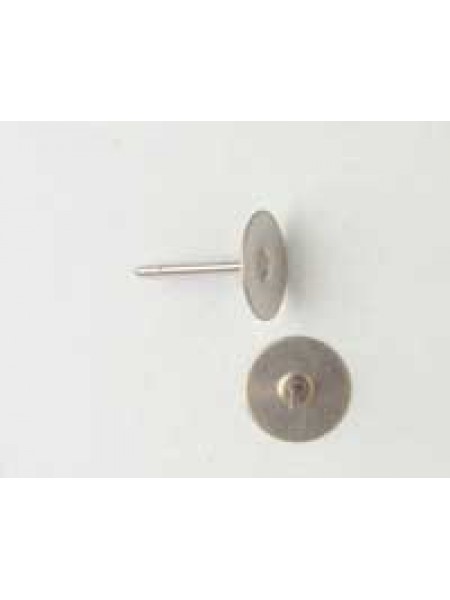 Ear Post 8mm Flat Surgical Steel - Pairs