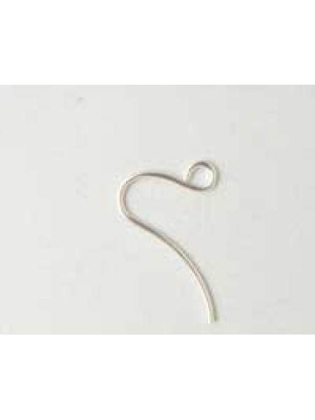 Plain Ear Hook Silver Pl. Nickel Free