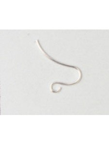 Ear Hook St.Steel plain Silver P - pairs