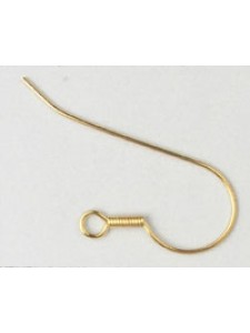 Earhooks Large w/Spiral G/P - per pair