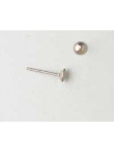 Earpost Cup 4mm Surgical Steel - pairs