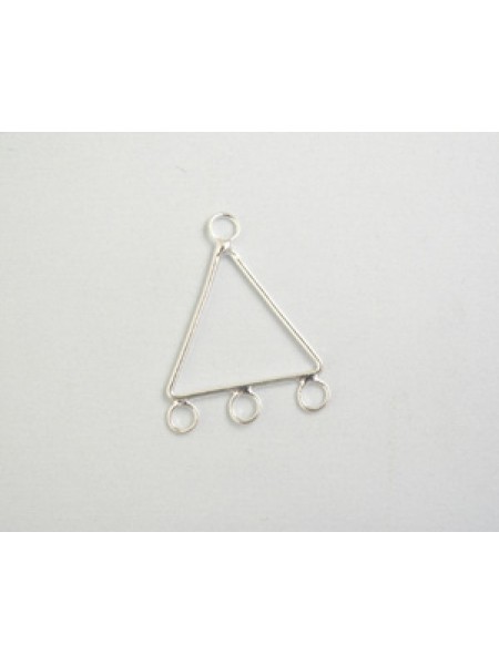 Triangle Brass with 3 rings S/P - each