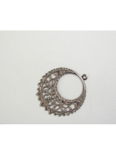 Round Filigree Earring Part B/N N/F