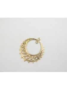 Filigree Earring Part Gold Plated