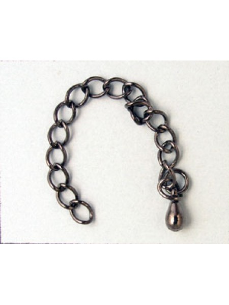 Extension Chain 6cm Black Nickel