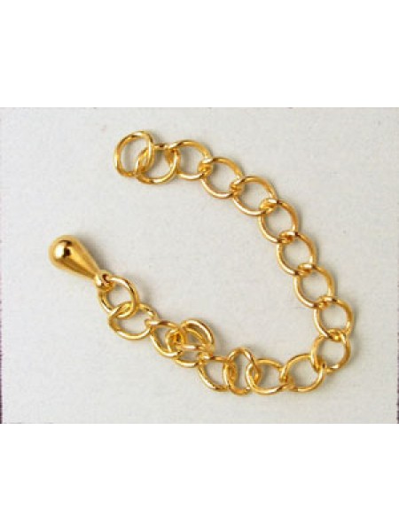 Extension Chain 6cm Gold plated
