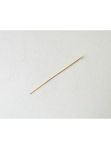 Head Pin 38mm Thin & Soft Gold pl. N/F