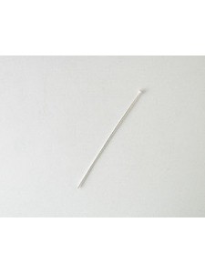 Head Pin 38mm Thin & Soft Silver Pl. N/F