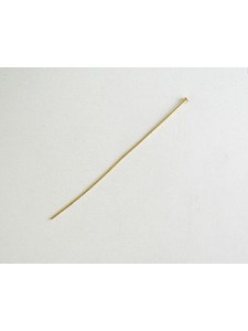 Head Pin 50 mm Soft & Thin Gold Pl. N/F