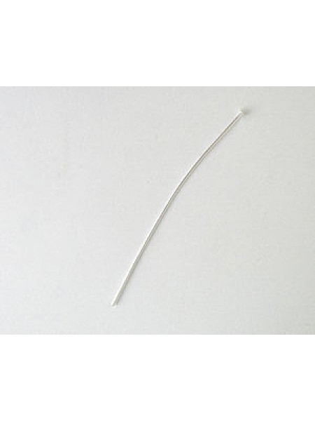 Head Pin 50 mm Thin & Soft Silver Pl.N/P