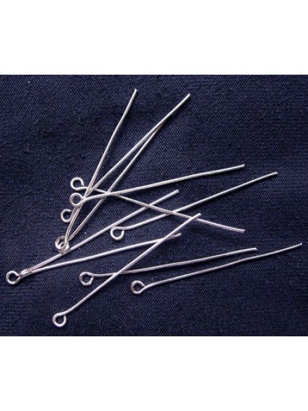 Eye Pin 2 - 50 mm 0.7mm Nickel plated