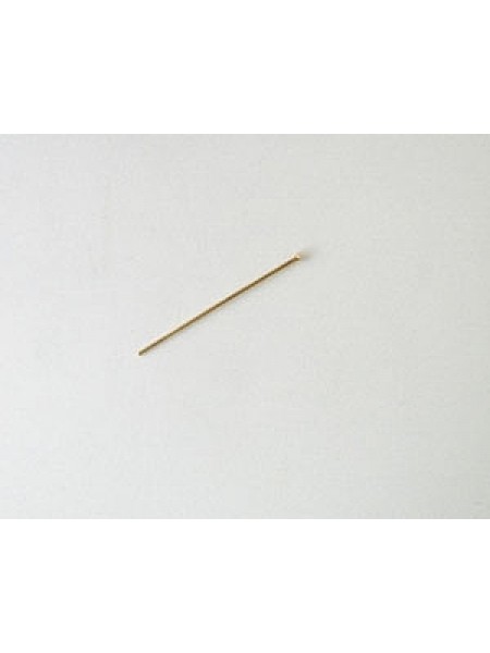 Head Pin 1 25mm 0.7mm Gold Plated